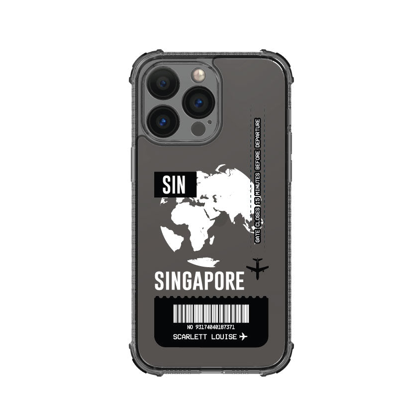 X.One® Dropguard Pro for iPhone 13 Series - Boarding Pass Series