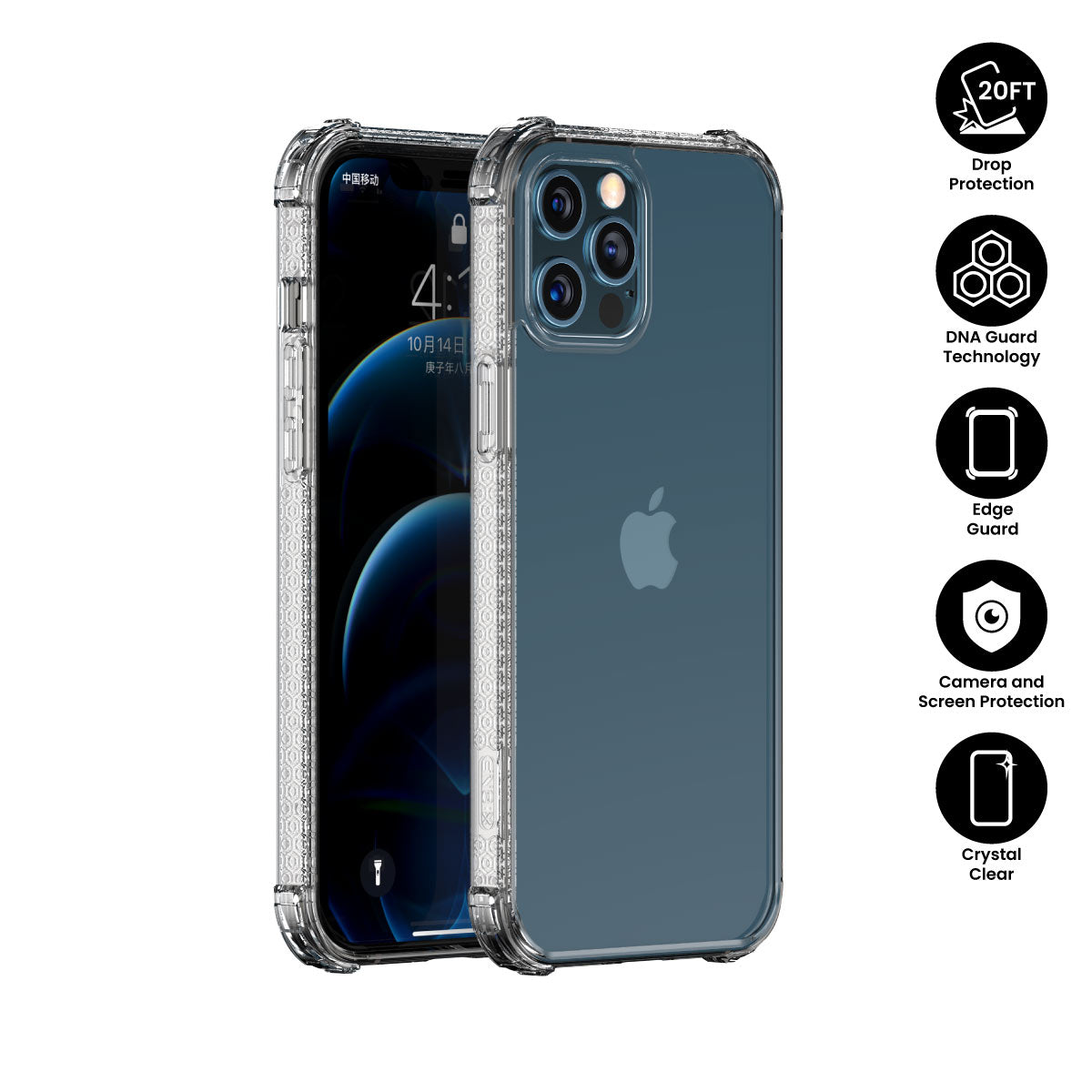 X.One® Dropguard Pro Impact Protection Case for iPhone 14/13/12