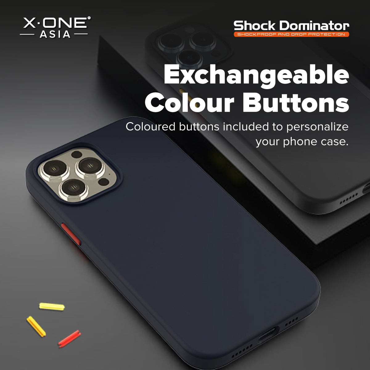 X.One® Shock Dominator Impact Protection Case for iPhone 14/13/12