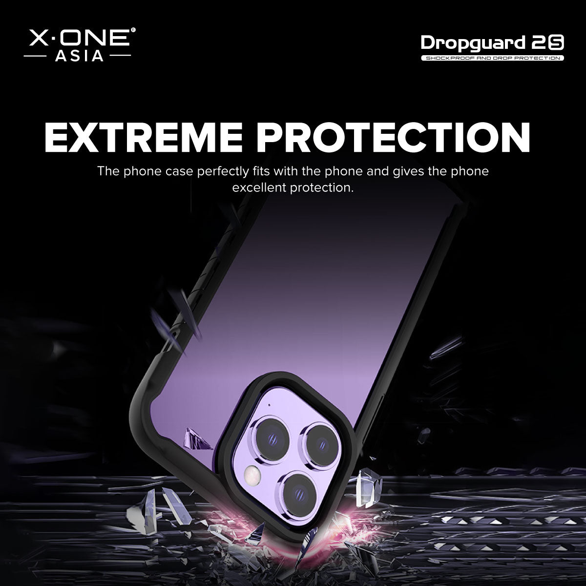 X.One® Dropguard 2.0 Impact Protection Case for iPhone 14/13/12