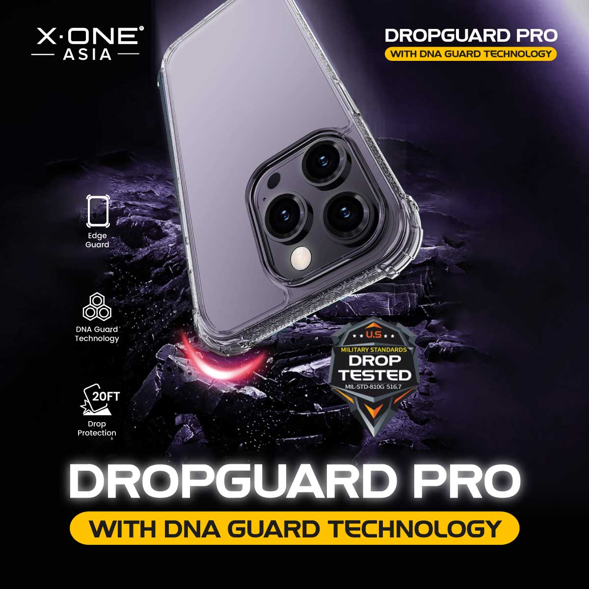 X.One® Dropguard Pro Impact Protection Case for iPhone 14/13/12