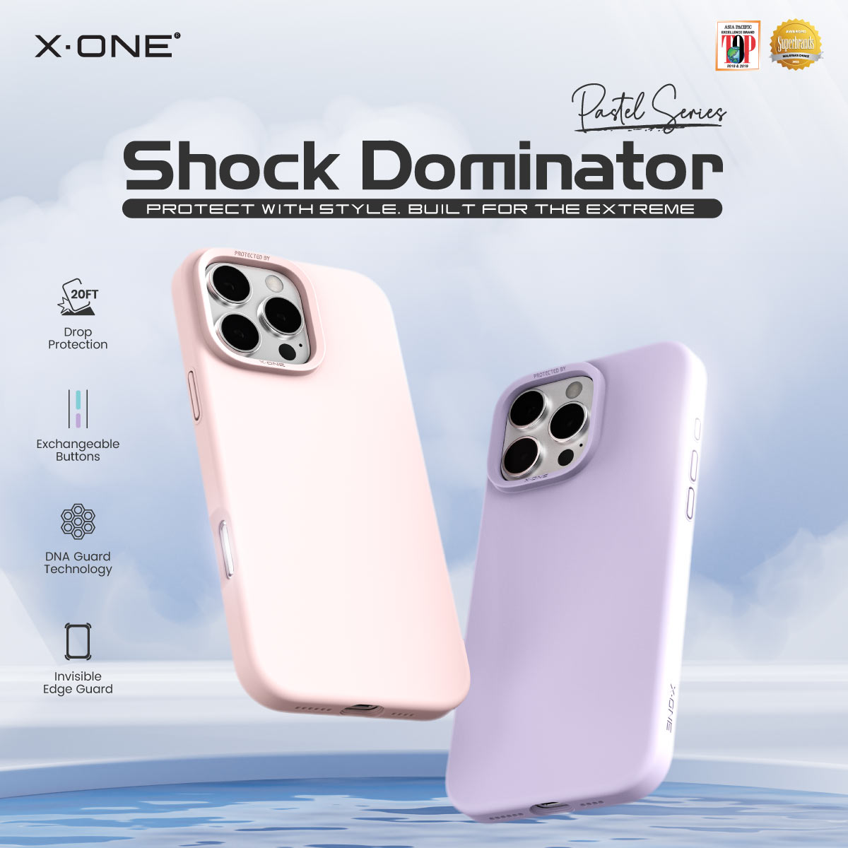 X.One Shock Dominator Impact Protection Case for iPhone 15/16 | Magsafe Compatible