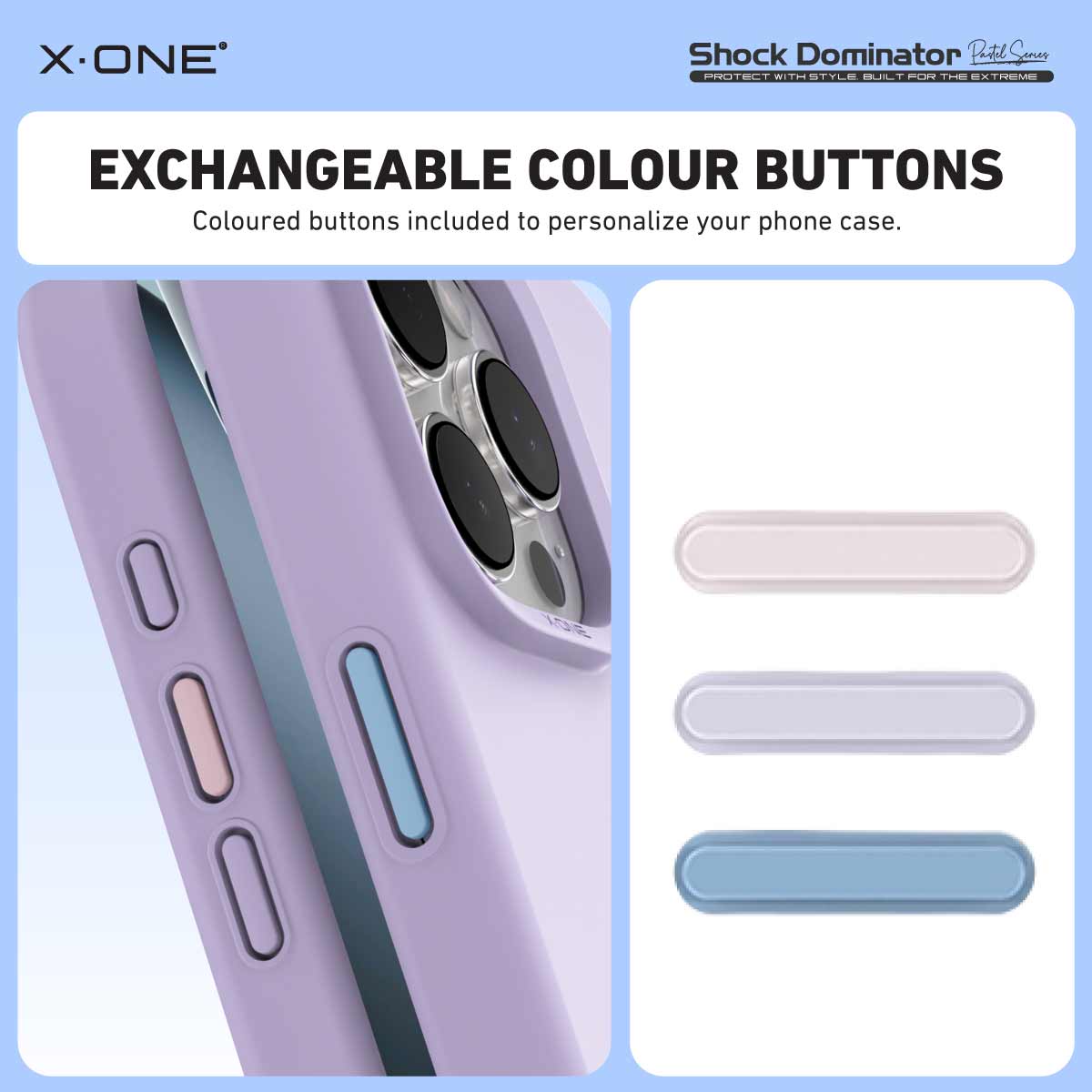 X.One Shock Dominator Impact Protection Case for iPhone 15/16 | Magsafe Compatible