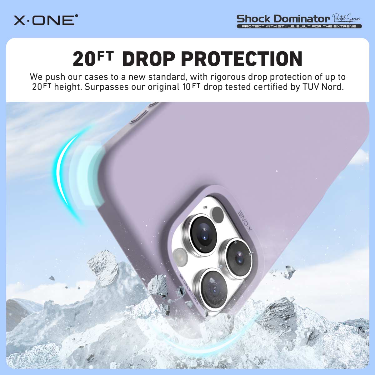 X.One Shock Dominator Impact Protection Case for iPhone 15/16 | Magsafe Compatible