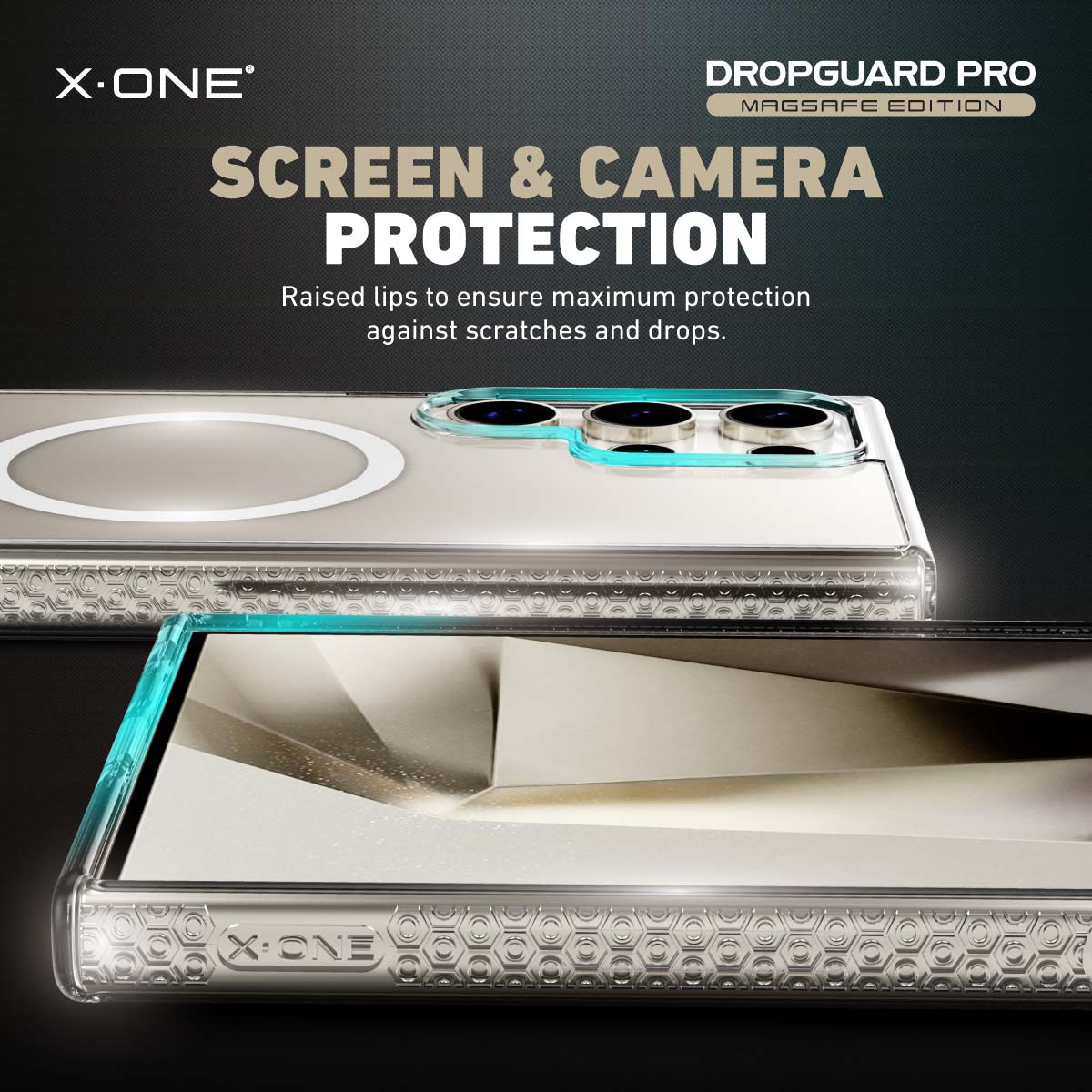 X.One® Dropguard Pro with EnduraClear (Magsafe Edition) Impact Protection Case for Galaxy S24 Ultra