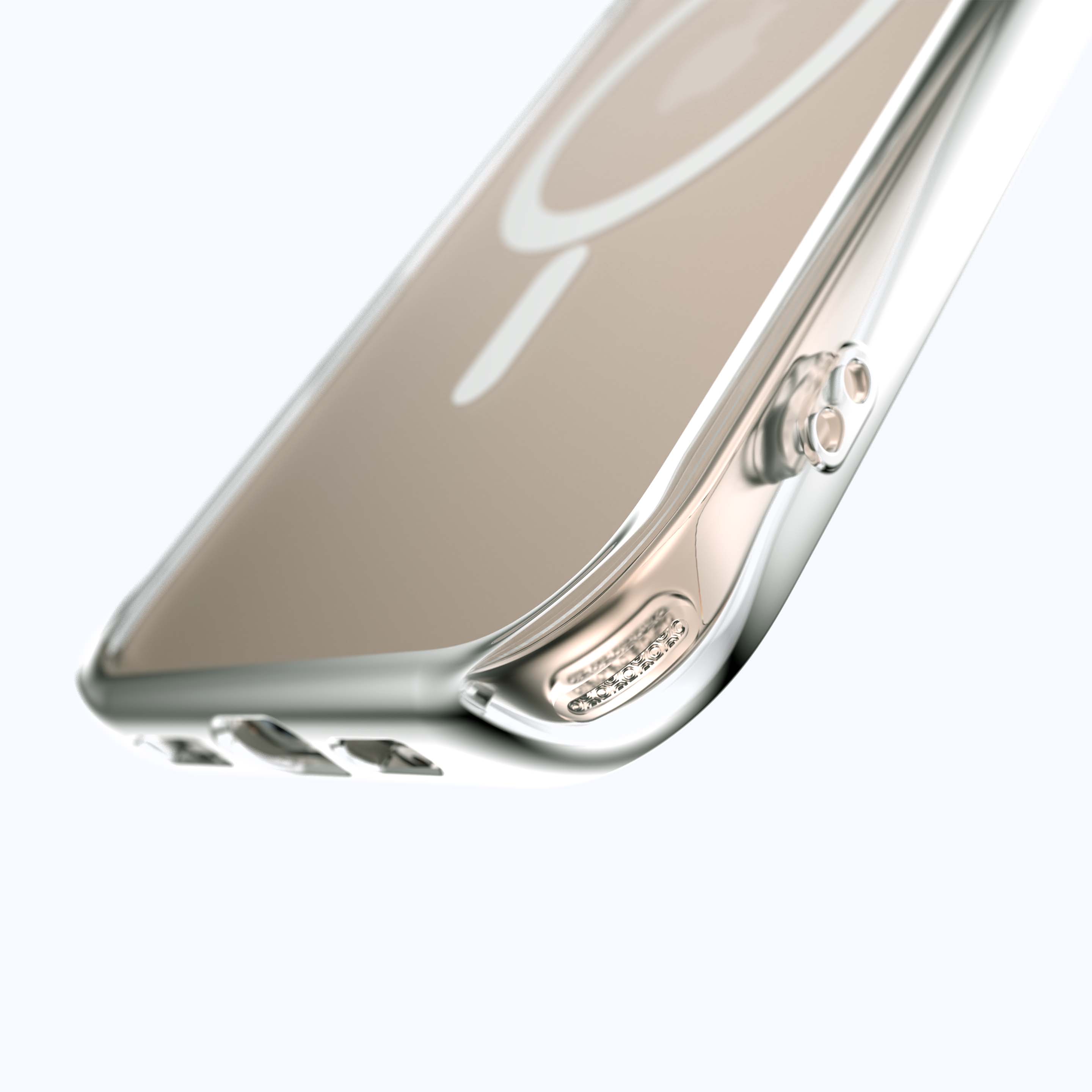 X.One Dropguard Clear Impact Protection Case with EnduraClear for iPhone 16 Series | Magsafe Compatible